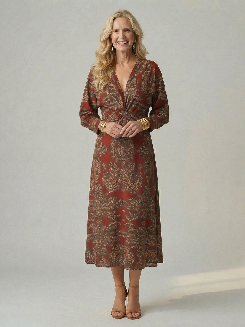 Alicja | Sukienka Midi Kopertowa