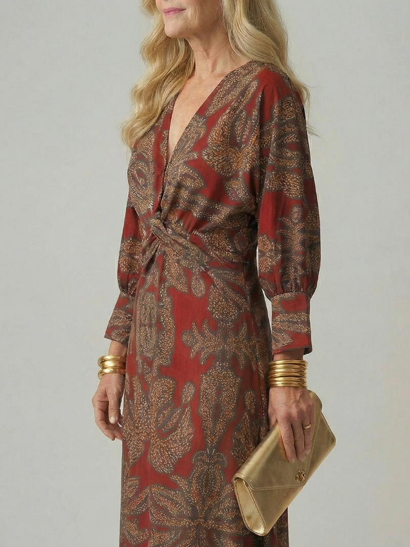 Alicja | Sukienka Midi Kopertowa