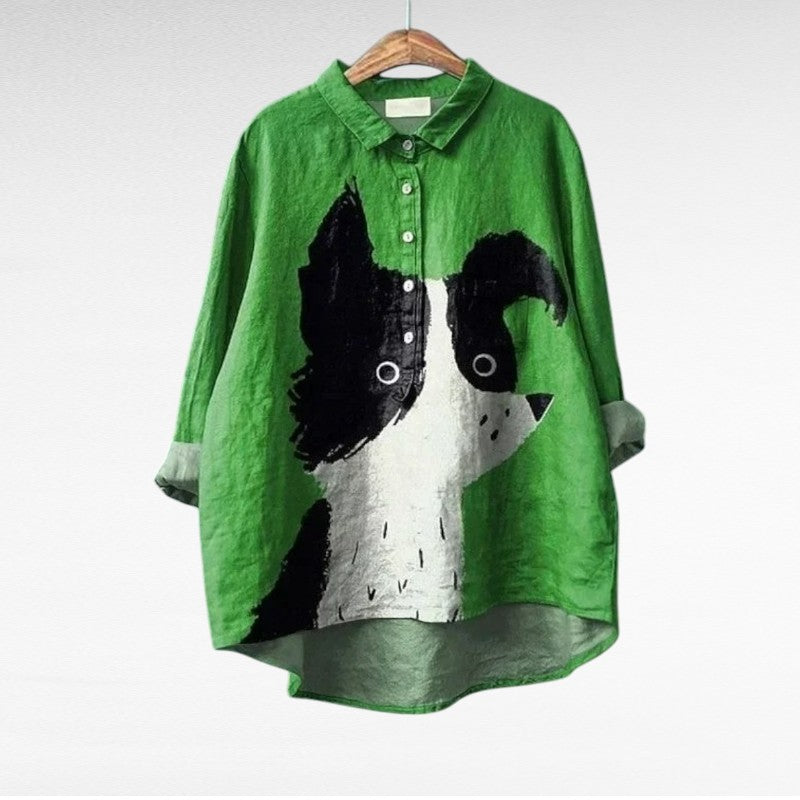 Charlotte | Elegancka Bluzka Letnia z Lnu