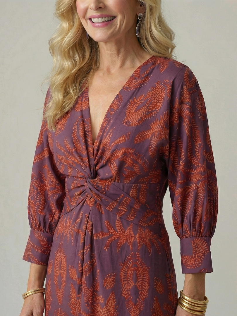 Alicja | Sukienka Midi Kopertowa