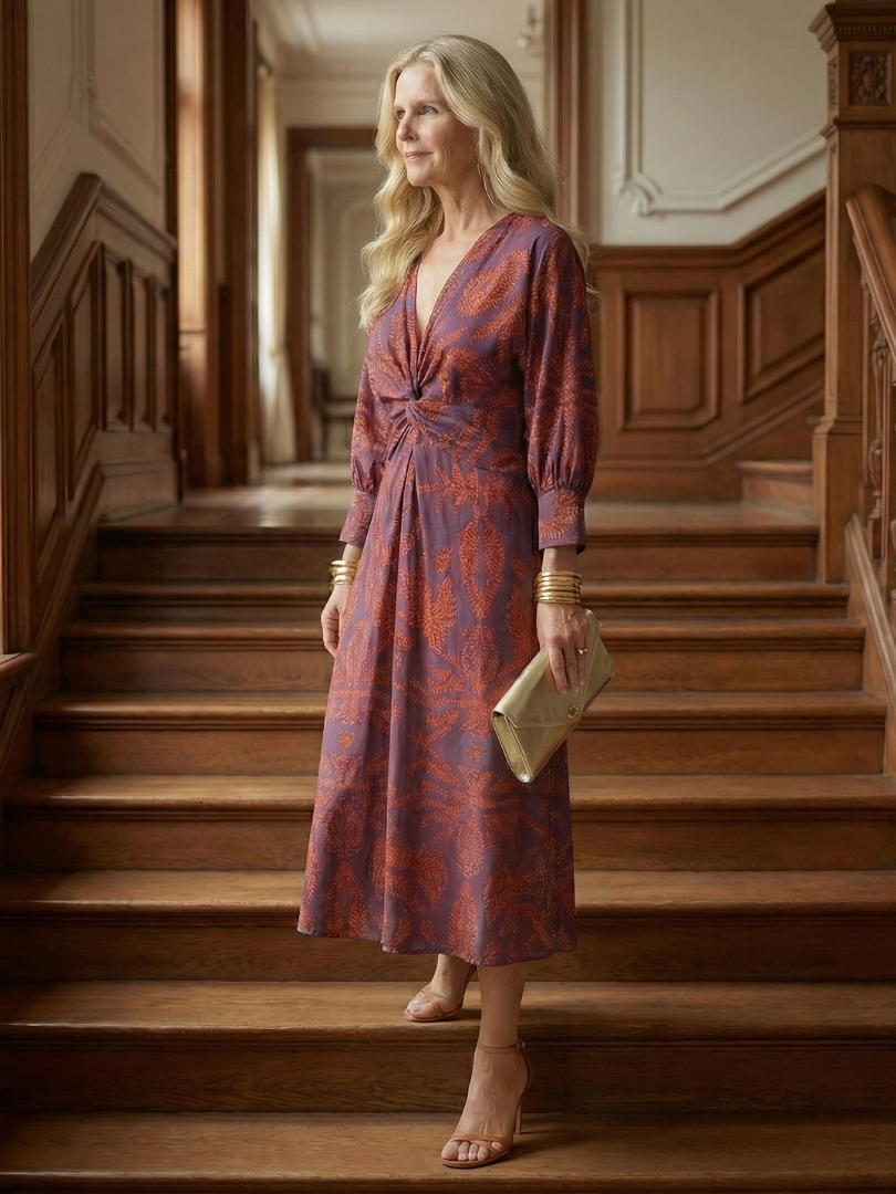 Alicja | Sukienka Midi Kopertowa