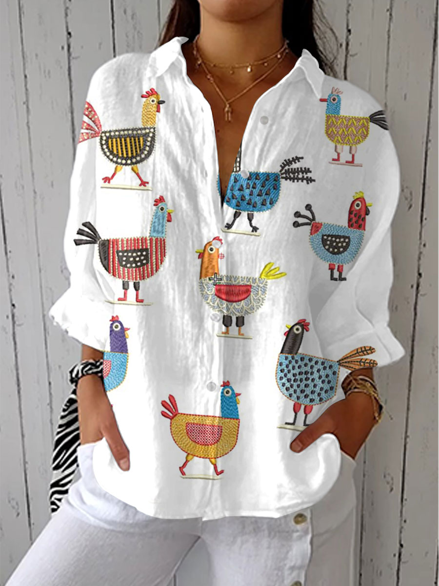 Ingrid | Funny Hen Blouse