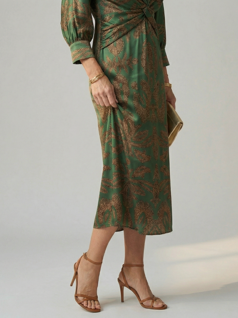 Alicja | Sukienka Midi Kopertowa