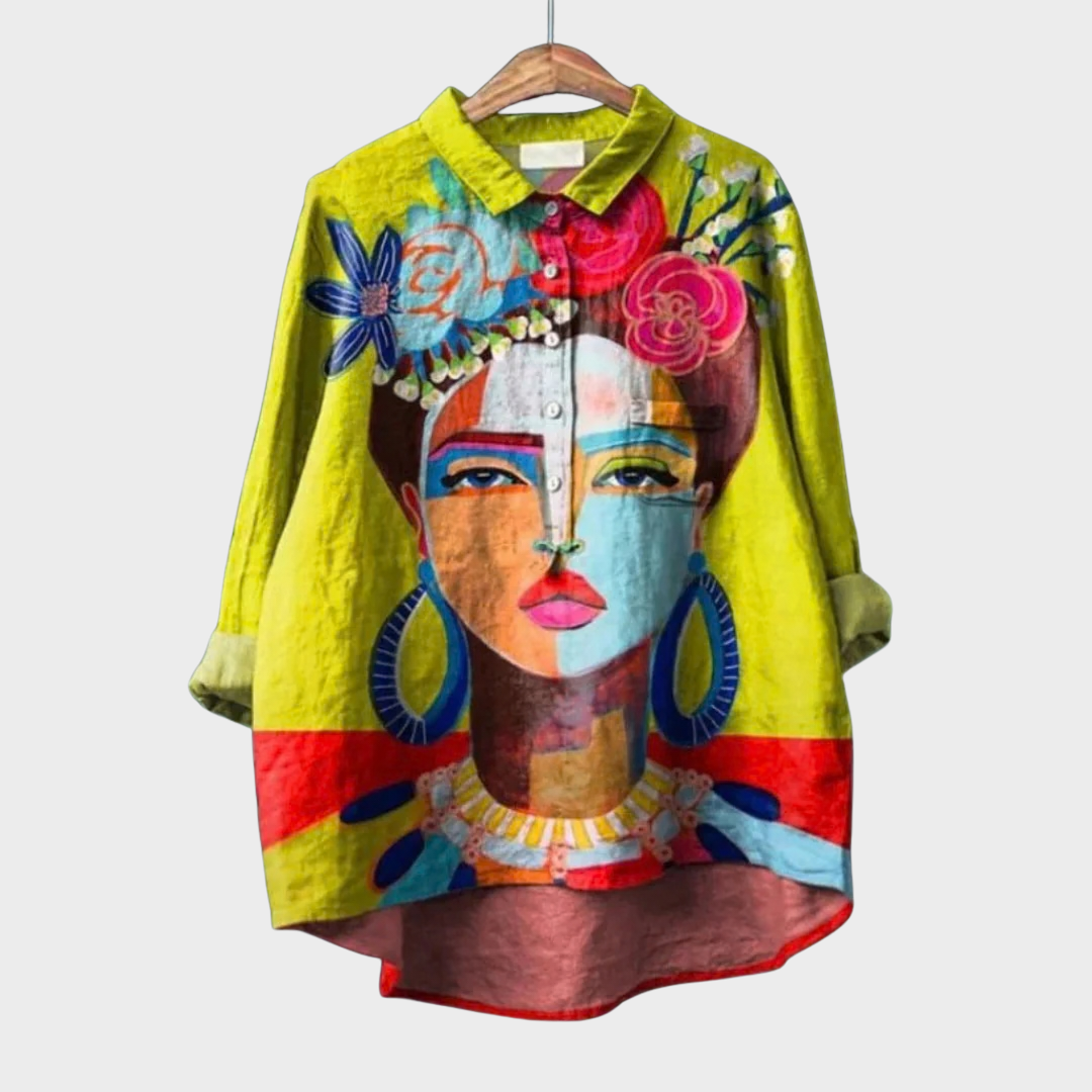 Amelia | Elegancka Letnia Bluzka z Lnu