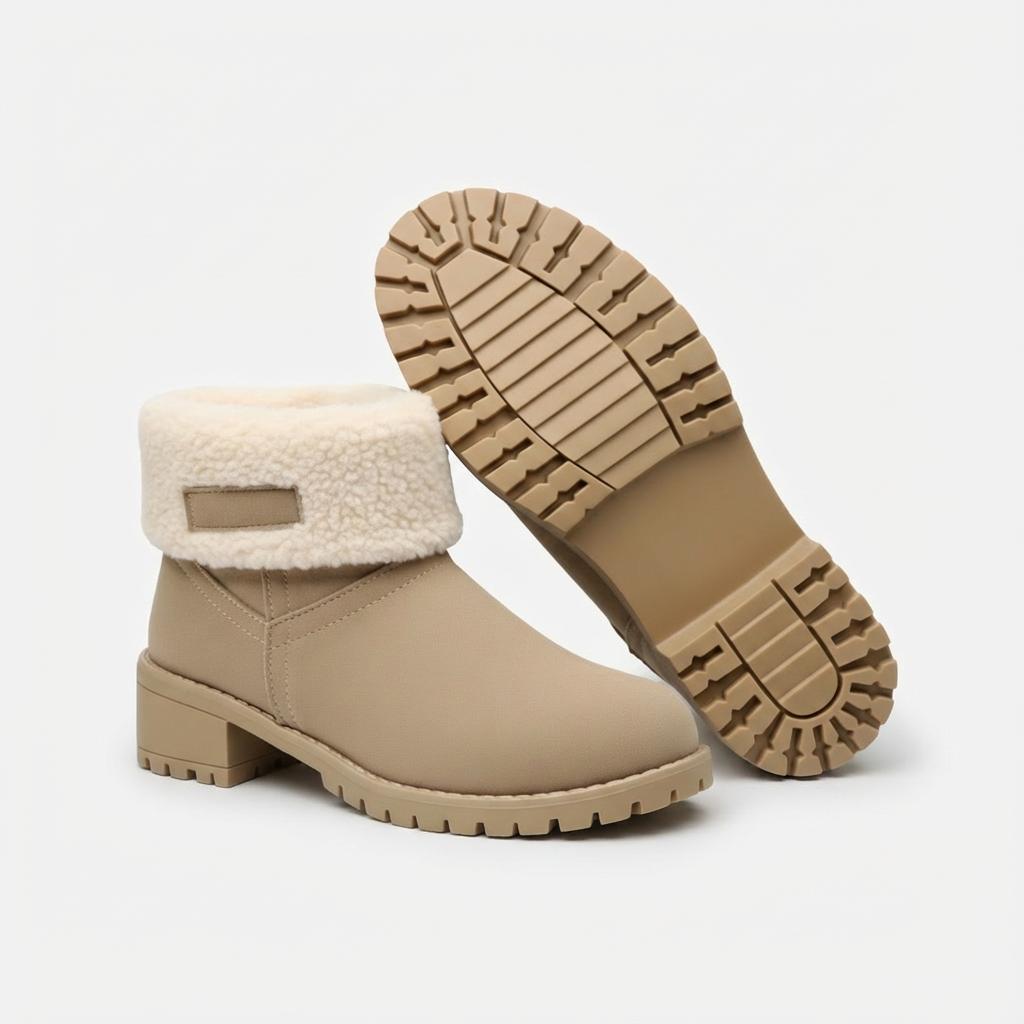 Almira Zimowe botki na obcasie